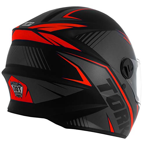 Pro Tork Capacete R8 Fosco 56 Cinza/Vermelho