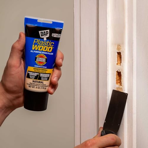 DAP Plastic Wood All Purpose Latex Wood Filler, Natural, 6 Oz (7079800581) by DAP - Used condition - Image 6