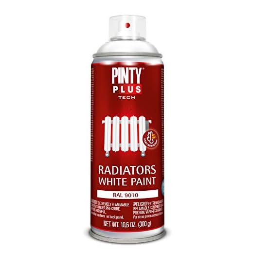 Pintyplus tech - Pintura en Spray para Radiadores520cc, Blanco