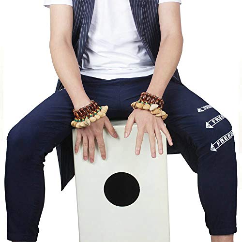 MUPOO Handbell Percussion Accessories African Tribal Style Nuts Shell Bracelet Dora Nut - Thumbnail 7