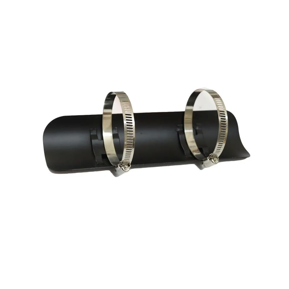 Scudo Termico Scarico Moto Copertura Dello Scudo Termico Del Tubo Del Silenziatore Di Scarico Moto Protezione Del Tallone Copertura Protettiva Dello Scarico Universale Dritta Nera
