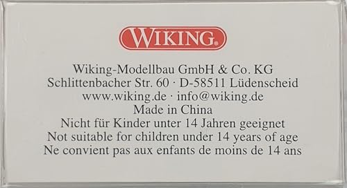 Wiking Electric Cart with Trailers Green Blue 1956-69 HO Gauge 116004, Multicolor, 1:87 - Image 3