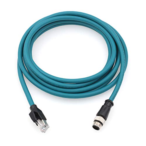 Câble Ethernet M12 A-Code vers RJ45 CAT 7e HangTon de 20m pour capteur