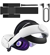 KIWI design Verbessertes Kopfband Kompatibel mit Oculus Quest 2 Zubehör