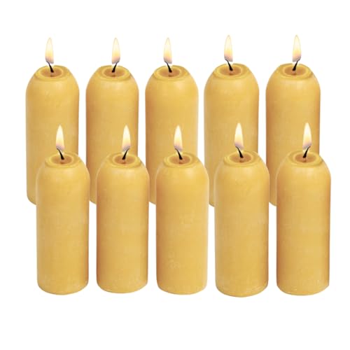 UCO 12-Hour Natural Beeswax Long-Burning Candles (10-Pack)