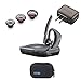 Plantronics 206110-01 (Poly) 5200-UC Bluetooth Headset Bundle. Includes Headset, Charging case, Wall Plug, earpieces and Yismo Water-Resistant Carry case. PC, Mac, Android and Most Software.