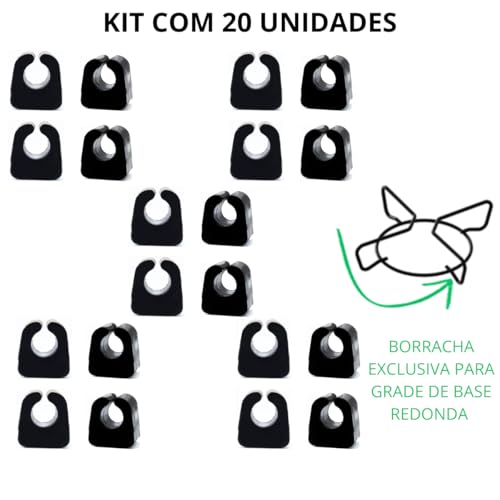 Borracha Suporte da Trempe Grade Cooktop Fogão Atlas Consul Continental Itatiaia Mondial Fischer – 20 Peças