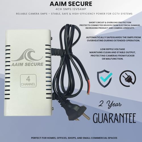 Image of AAIM Secure 4ch SMPS 12v5amp Metal Body