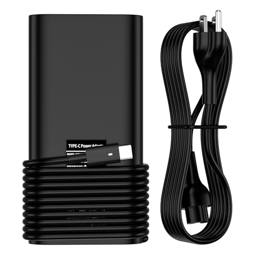Zaidtek 130W USB C Laptop Adapter Compatible with Dell Inspiron 16 Plus 7620 7630 7640 Inspiron 14 Plus 7420 7430 7440 7445 Inspiron 17 7706 7773 7791 2 in 1,Alienware X14 R1 R2 Type C Power Cord