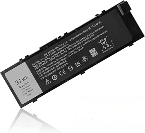 Batterie MFKVP pour Dell Precision 15 7510 et 7520 portable 91Wh