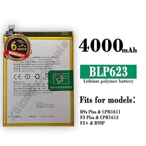 Image of BLP623 Battery for Oppo R9s Plus F3 Battery with 6 Month Warranty***** (R17)