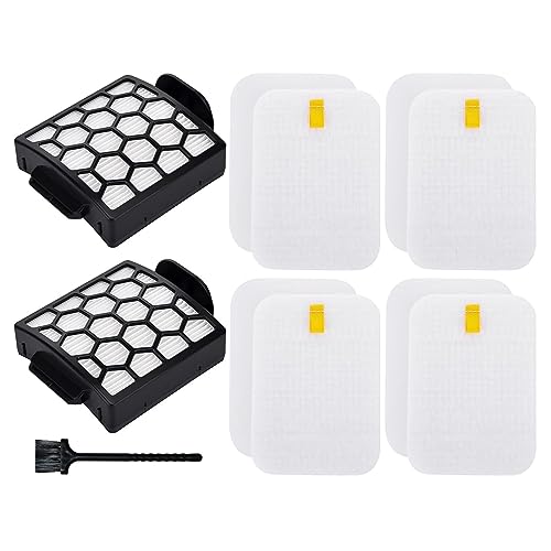 CU50WM ZU62 Filter Replacement Parts for Shark Navigator Pet Plus NV150 NV150C NV151 NV251 NV255 ZU51,Navigator Zero-M Self-Cleaning Brushroll Pet Pro ZU60 ZU62 ZU62C,2 HEPA+4 Foam&Felt Filters