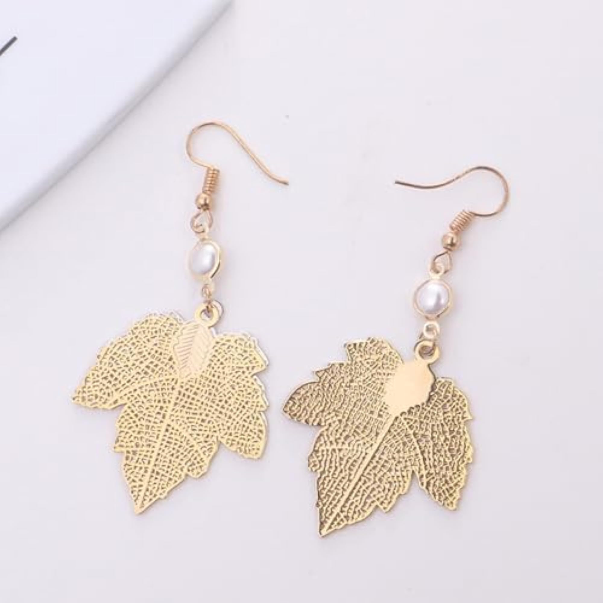 Women's Thanksgiving Maple Leaf Dangle Earrings