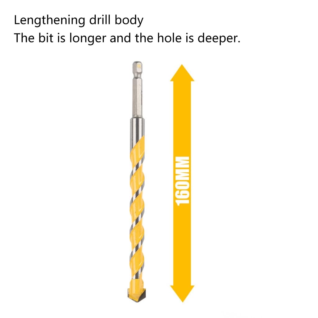 Durable Alloy Hole Opener 5/6/8/10/12mm Drill Bit 1/4" Hex Shank for Accurate Drilling Wear Resistant and Long Lasting