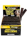 etta says! Premium Crunchy 4.5" Duck Dog Chews - Grain-Free Dog Treats, Good for Teeth, Easy to Digest - Made in The USA (36 Count Pack of 1)