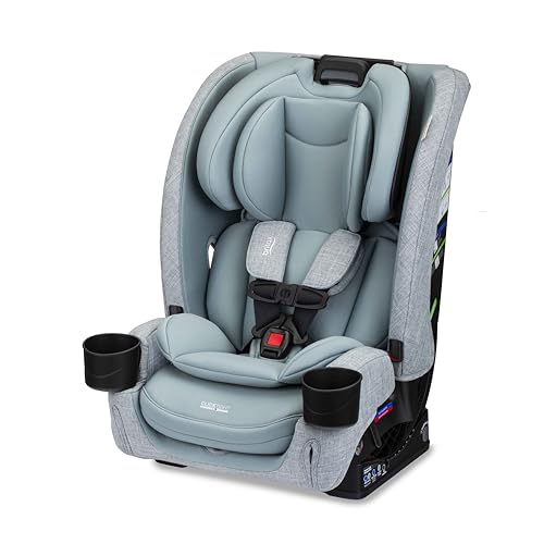 Image of Britax One4Life Slim All in One Car Seat, Up to 10 Years Use - Sea Foam | Rear Facing, Forward Facing, & Booster Mode, 17.5 inch Slim Car Seat Design, Easy Installation With ClickTight, SafeWash Fabrics