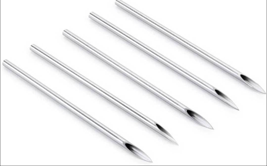 FOREVER TATTOO SUPLY 13G Body Piercing Needles. 25 pic. Disposable Round Tattoo Needles (Pack of 25)-image-47