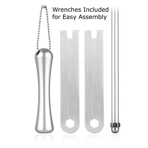 The Grate Grill Scraper Long Handle - Combine This with Your Grate Grill Scraper to Clean Your BBQ Grill While It is Still HOT! - Safer Than a Wire Brush