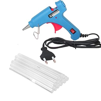 W WADRO Fiber SkyBlue 40 Watt with On Off Switch Indicator and 17 Adhesive Glue Sticks