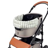 ペットカート用 あごのせクッション コンフォーター ICE アイス 夏用 ひんやり 冷感 ストライプ くま柄 あごのせ ペットカート アクセサリー カート バギー 洗濯可能 マグネット式 両面使える リバーシブル 犬 猫 ペット 小型犬 中型犬 多頭 HARRYSPET ハリースペット (グレーストライプ)