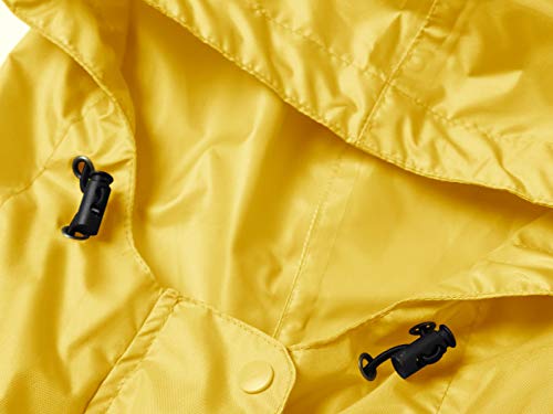 Regen Poncho Jacke Mantel für Erwachsene mit Kapuze wasserdicht mit Knöpfen im Freien - Image 7