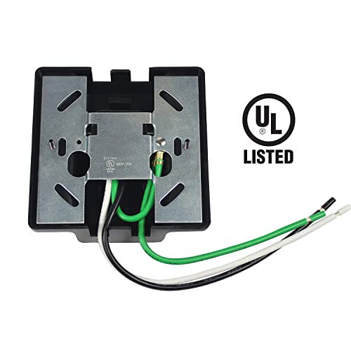 J.lumi Rac6006 H Track Floating Canopy Connector, Ul Listed, Compatible With Halo Track Rail Single Circuit Type, Rigid Aluminum Channel, Black #TOP2