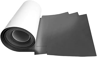 Nickel-Plated Carbon Fiber Flexible Electromagnetic Absorbing Materials, Anti-Interference EMI Shielding Absorbing Sheets Magnetic Shielding Plate, Single-Sided Tape (1, 200 * 300 * 0.1mm(180U))