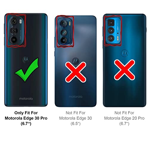 Verco custodia per Motorola Edge 30 Pro, Case per