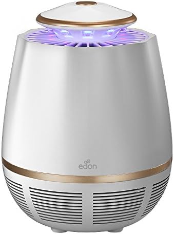 EDON Elegant White Color Bug Zapper, USB Powered Non-Toxic UV LED Insect Killer, Electronic Mosquito Trap Lamp, Eco-FriendlyFruit Fly Trap