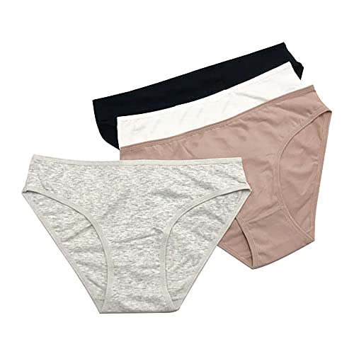 POPYS 4 Stück Höschen Frau - unterwäsche Frauen - Damen Spitzenhöschen - Damen unterwäsche (40-42) Cover