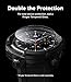 Ringke Rugged Gear for Samsung Galaxy Watch 8 Classic Case with Band (46mm), Smudge-Free Flexible Bumper Protective Cover with Strap - All Black