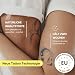 Inkster Tattoo Pfote Trio | Temporäre Tattoos 2 Wochen | Hautfreundlich & EU-Kosmetikzertifiziert | hochwertige Temporäre Tattoos aus pflanzlichen Inhaltsstoffen | wasserfest