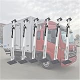 Cargo Stabilizer Bar with Sprung, Cargo Stabilizer Bar 6 Sets Self-Locking Spring Ratchet Load Lock Bar for Vans Cars Full-Size Trucks, Aluminum Truck Cargo Bar for Safe Transport of Heavy Items(6.9-8