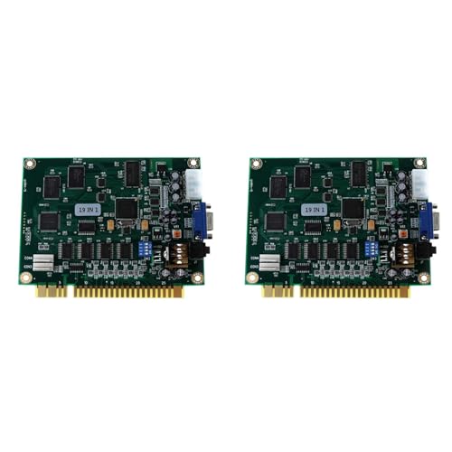  Yeihhtuk 2X 19 nel 1 Scheda PCB Multicade Arcade Scheda di Gioco Classica Uscita VGA Scheda di Gioco Arcade Orizzontale Durevole per Jamma Arcade