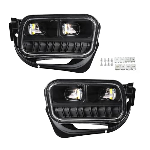 Feux De Jour DRL LED Blanc Premium pour Pare-chocs Avant de Dodge Ram 1500 2500 3500 2009-2018