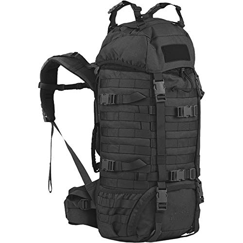 Raccoon - Mochila (45 L), color negro, Negro