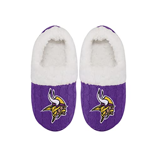 Image of FOCO Womens NFL Team Color Moccasin Slippers