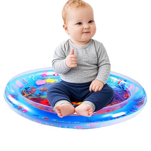 NevPuose Cama de agua para mascotas, cama sensorial, alfombrilla de refrigeración gruesa resistente a los arañazos, fácil de limpiar, para acampar al aire libre, viajes, tiempo de juego