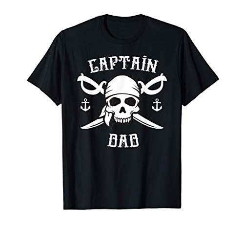 Pirate Dad - Funny Grandma Halloween Holiday Costume Skull Camiseta