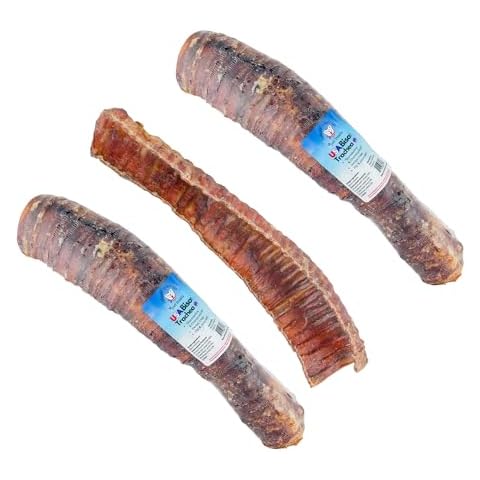 Natural Cravings: Bison Trachea 3 Pack - 12"-13" - Dog Half Trachea Chew Treat, Lg-XL Dogs, Power Chewers, Slow Roasted Single Ingredient, USA Made Cover