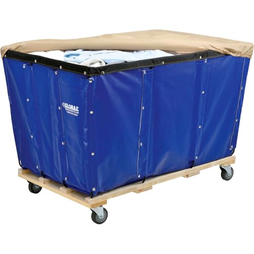 Carretilla de vinilo azul 54" L x 34" W x 36" H miniatura 7