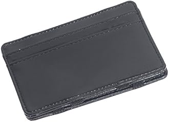 CKLT Men's Fashion Magic Money Clip Leather Minimalistic Slim Wallet