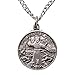 Saint Francis of Assisi Pewter Medal Pendant with Prayer Card