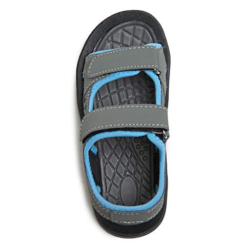 Skysole Boys Double Adjustable Strap Lightweight See More Colors Sizes Slippers, Lt Blue, 13 Little Kid #TOP4