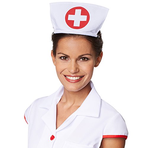 dressforfun tectake Frauenkostüm sexy Krankenschwester | Aufgedrucktes, rotes Kreuz | Vorne mit Knöpfen | Inkl. Haarreifen (S | Nr. 301503) – Bild 2