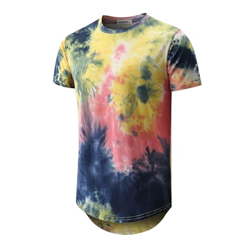 YININF Mens Hipster Hip Hop Short Sleeve Print T-Shirt Shirts
