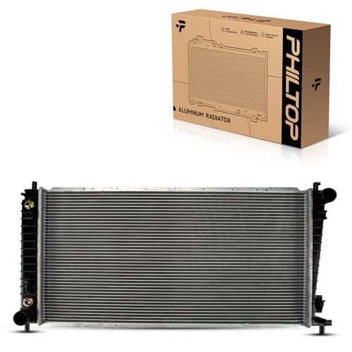 Image of PHILTOP CU2819 Radiator Assembly Aluminum Core Compatible with 2005-2008 F-150 5.4L, 2005-2008 F-150 4.6L, 2005-2006 Expedition, 2005 F-150 4.2L, Mark LT, Navigator (Crossflow; Super Duty Cooling)