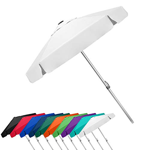 STROMBERGBRAND UMBRELLAS Wind Vent Bistro Large Patio Umbrella Patented Commercial Quality Outdoor Tilt