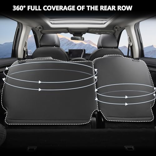 Car Seat Cover Fit for Honda CRV (EX-L,EX,Sports Series,LX,Hybrid) 2023 2024 2025 2026 - Full Set CR-V Black Seat Covers