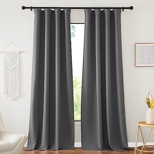 NICETOWN Blackout Curtain Panels for Living Room - (Aqua Blue Color) 29x30 inch, 2 Panels Set, Room Darkening Blackout Drapes for Window Aqua Blue 29"